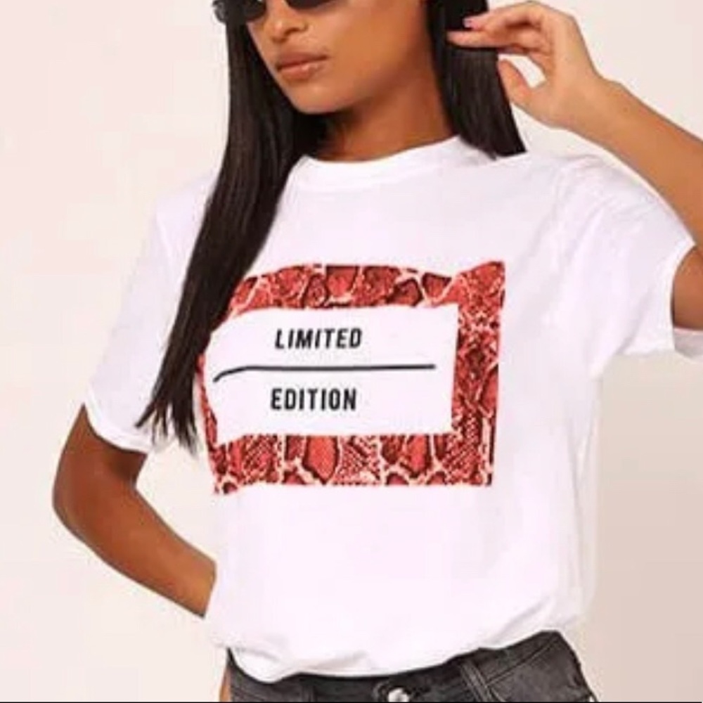 Ladies “Limited Edition” White T-Shirt